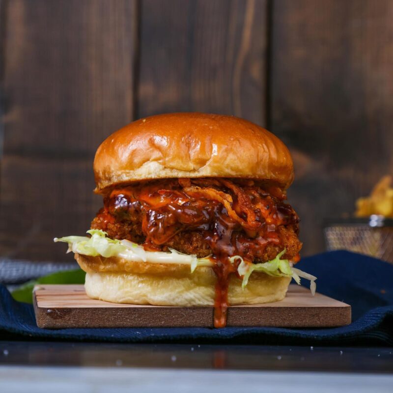 চিকেন BBQ বার্গার